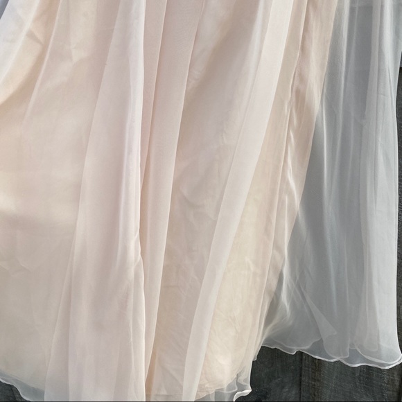 Vintage 60s emma doml sheer cape dress 16 - Picture 4 of 8